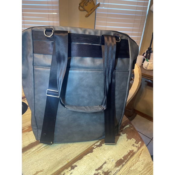 PETUNIA PICKLE BOTTOM| Gray One Size Baby Bag - Picture 2 of 10